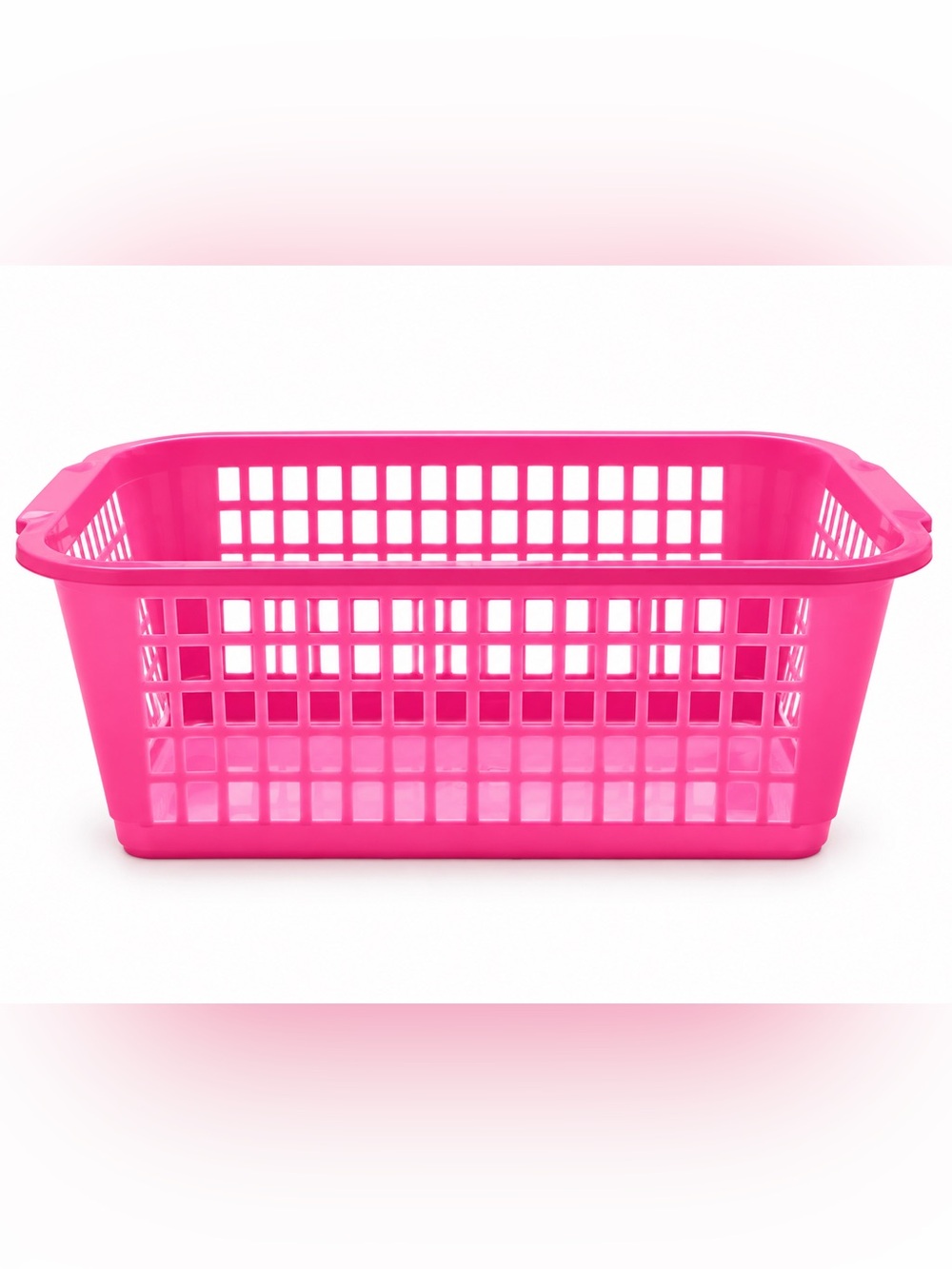 Vintage (90s) Hot Pink Plastic Storage Bin